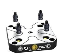 Morsa da banco CNC autocentrante in acciaio da 1 pz Dispositivo a quattro o cinque assi con piastra a ponte a blocco a L a quattro assi a cambio rapido a punto zero(DJ-AIX5-D96-M10)