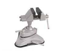 Morsa da Banco con Base a Vuoto Testa Girevole 360° Ganasce 70mm per Elettronica e Modellismo