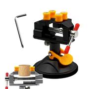 Morsa da banco da lavoro, con aspirazione a 360 gradi, piccola morsa per trapano a pressione | Morsetto da tavolo rotante a 360 gradi regolabile in lega di alluminio strumenti per intaglio per la