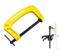 Morsa da Banco in Acciaio Duttile Robusta 16cm | Ghisa sferica rinforzata, massima durata, uso industriale per pesante, finitura antiscivolo, pressione stabile(I)