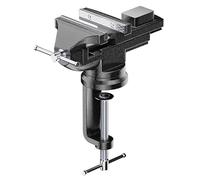 Morsa da banco, morsa girevole a 360°, piccola morsa da 3,3 pollici for piccoli progetti fai da te, creazioni artigianali, incisioni e modellismo, ecc.(Model 80)