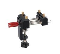 Morsa da banco Morsetto da tavolo multifunzionale Morsa di precisione in lega di alluminio Mini banco da lavoro Strumenti for la lavorazione del legno(Black)