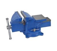 Morsa Da Banco Multiuso 4 Pollici E 5 In Ghisa Duttile Resistente Con Base Girevole A 360° Testa For Serraggio, Fissaggio Rettifica Forza Di Serraggio Precisa(4 inch)