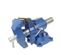 Morsa da banco resistente da 4'' 5" 6'', morsetto da tavolo con base di bloccaggio girevole 360, larghezza della mascella 100mm/125mm(5 Inch)