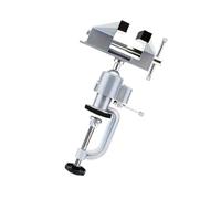 Morsa da banco rotante Supporto for smerigliatrice regolabile a 360° for progetti di foratura gioielli in legno e metallo Meccanismo bloccaggio(Flat Table Pliers)