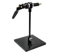 Morsa da pesca per legare mosche con base in acciaio, dotata di morsetto girevole a 360 gradi per un facile utilizzo su superfici piane (C)