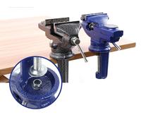 Morsa Da Tavolo 80Mm Girevole A 360° Per Banco Di Lavoro