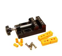 Morsa da tavolo in alluminio ganascia da banco da intaglio morsetto per trapano a pressione clip regolabile pinze piatte utensili per gioielli morsetto per modellismo strumento incisione