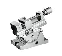 Morsa Di Precisione A Ganasce Piatte, Morsa Rotante, 2 Pollici, 3 Pollici, Rotazione A 360°, Angolo Regolabile, Inclinazione Verticale Fino A 50° Robusta E Facile Da Usare(2inch)