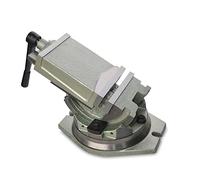 Morsa di precisione per macchina da 10 cm, girevole a 360°, in acciaio, 196 kN tensione macchina utensili