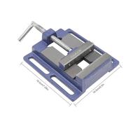 Morsa For Trapano A Colonna Da 4" Con Morsetto For Banco E 2 Cuscinetti Magnetici For, Set Di Multi-scanalati, Utensili In Metallo Forza Di Serraggio Precisa(Green)