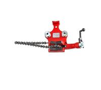 Morsa for tubi a catena da banco da 6 pollici con base in ghisa e manovella Manuel Holding Bending Large Plumbing Tool Table Vice