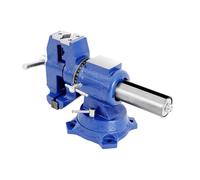 Morsa girevole professionale a 360°, 100 mm, 2 in 1, morsa da tavolo multiuso ad alte prestazioni, ganasce in acciaio, per affilare levigatura e taglio
