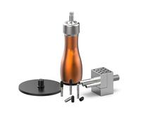 Morsa girevole universale in alluminio resistente con meccanismo a molla ergonomico per hobbisti, design girevole a 360°, tavolo portatile rotante di grado, tavolo portatile rotante