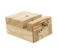 Morsa in Legno per Incisione Sigilli per Studenti, Regolabile | Colore Marrone, Superfici Lisce e Arrotondate senza Bave, per Facilitare Molatura e Intaglio