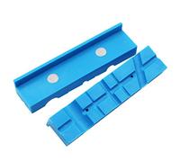 Morsa in metallo in alluminio multiuso con cuscinetto morbido da 14 cm di lunghezza per morsa da banco accessori protettivi, 1 paio di pinze, set di attrezzi piccolo