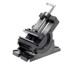 Morsa meccanica di precisione Larghezza ganasce 100 mm Orientabile verticalmente