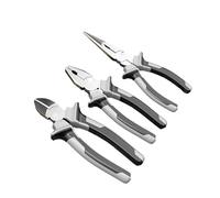 Morsa multifunzionale di grado industriale, per risparmiare manodopera, con bocca appuntita, set di attrezzi speciali - filo di acciaio da 15,2 cm + bocca appuntita + bocca diagonale