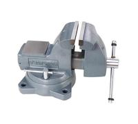 Morsa multifunzione da banco da lavoro, resistente, con base girevole, adatta per lavorazione dei metalli e lavorazione del legno, può bloccare tubi rotondi (15,2 cm)