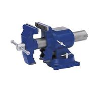 IRWIN 4935505 Morsa da banco con incudine, base rotante, 5" / 125 mm