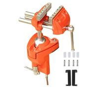 Morsa per la lavorazione del legno, base girevole a 360°, in acciaio pressofuso, morsa da banco per progetti e strumenti artigianali