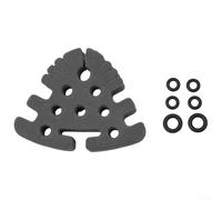 Morsa per legatura mosche, organizer in EVA per accessori da pesca a mosca, con vassoio in schiuma morbida per forbici, bobine, colla e piccoli utensili