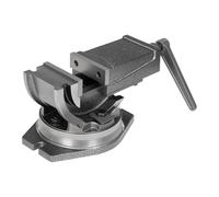 Morsa per macchina di precisione, inclinabile e orientabile, a 2 assi, morsa in ghisa da 80 mm, con morsetto da tavolo per trapano, forza di serraggio massima 19 kN, orientabile a 360°