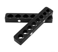 Morsa per riparazione bicicletta in lega di alluminio con supporto magnetico per ruota del mozzo, forcella pedale e guarnitura esigenze di manutenzione (modello 004- rosso)