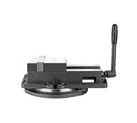 Morsa per trapano industriale, Morsa da banco for impieghi gravosi con base girevole a 360°, larghezza ganasce 10 cm, apertura massima, for fresatrici for lavorazione del legno