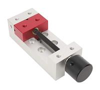 Morsa Piatta per Trapano, 50mm Mini Morsetto Tavolo in Alluminio Meccanico Morsa Banco per Gioielli Noce Orologio Nucleare Riparazione Clip Fai Te