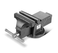 Morsa STAHLWERK BV-150 ST in ghisa con larghezza di serraggio di 150 mm, morsa per macchine | morsa per banchi di lavoro | dispositivo di serraggio | morsa parallela | morsa da banco con incudine