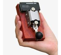 Morse Code Telegraph Key, chiave CW professionale con promemoria suono e luce, jack da 3,5 mm, ideale per insegnamento e comunicazione di codice