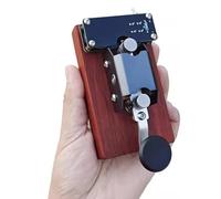 Morse Code Trainer per principianti con allarmi sonori e luminosi, jack da 3,5 mm, cicalino, ideale per l'educazione fisica e lo sviluppo di abilità di comunicazione del codice