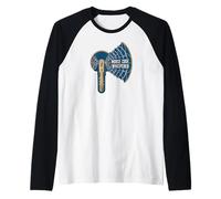 Morse Code Whisperer Ham Radio Operator CW Maglia con Maniche Raglan