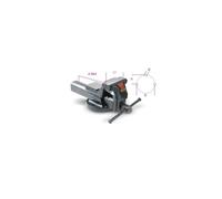 Beta 1599F 100 - Morse parallele da banco forgiate