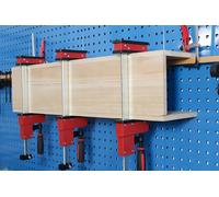 Morsetti a barra paralleli F per impieghi gravosi 2 pz/set 400mm Lunghezza 95mm Profondità della gola 700KG Forza di morsetto per la lavorazione del legno Lavorazione dei metalli