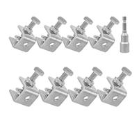 Morsetti a C in acciaio inossidabile 304, mini morsetti a forma di tigre da 20 mm per la lavorazione del legno, confezione da 8