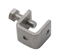 Morsetti a C in acciaio inossidabile Morsetto a C in acciaio inossidabile argento 0-20 mm for saldatura edile 1/2/4 pezzi(4Pcs)