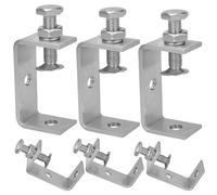 Morsetti a C in acciaio inox, set da 6 pezzi, morsetto C ad alte prestazioni, pinza di fissaggio da 65 mm, morsetto regolabile da 35 a 60 mm, morsetti a C per la lavorazione del legno, saldatura