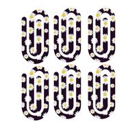 Morsetti a clip sottili in acrilico trasparente per organizzare registri libri di dischi materiali scolastici permanenti morsetti a clip trasparenti