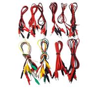Morsetti a coccodrillo a doppia testa Spine a banana da 4 mm su sonda for puntale con connettore a banana(H 1pair 4mm clips)