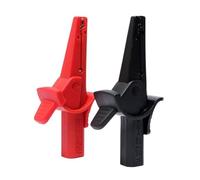 Morsetti a coccodrillo con presa a banana da 4 mm Connettori Clip for sonda Morsetto a coccodrillo Clip di prova Clip a coccodrillo for isolamento ad alta corrente(Red)