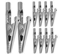 Morsetti a coccodrillo, Morsetti a coccodrillo piccoli 10PCS 51mm 10a per test elettrici Metallo, clip elettrici