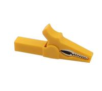 Morsetti a coccodrillo, Sonda di prova con morsetti a coccodrillo 55 mm multicolore(1pcs Yellow)