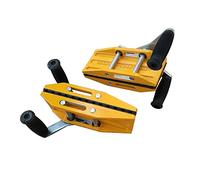 Morsetti a doppia mano for il trasporto Utensili in granito for lo strumento di sollevamento della lastra di pietra con gomma for marmo ceramico(2PCS)