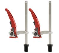 Morsetti a leva a sgancio rapido, set da 20 mm, elemento di serraggio per tavoli multifunzionali, supporto inferiore in acciaio Cr-V, morsetto da tavolo da 160 mm, per la lavorazione del legno