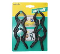Morsetti a molla 4 pezzi (3432000) WOLFCRAFT