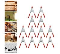 Morsetti a Molla Professionali 12Pack 4 Pollici Resistenti per Uso Casa e Studio