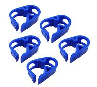 Morsetti a pizzico di plastica blu 5PCS 6-12mm/0.236-0.472 in tubo flessibile regolabile a sifone valvola di controllo del flusso clip di chiusura morsetti per tubi di laboratorio clip per tubi
