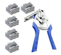 Morsetti A Segmenti A Pistone | Pinza Multifunzione Tipo M Per Pannelli | Set di Strumenti Manuali per Costruzione Avicoltura Animali Recinzioni